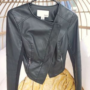 Black moto jacket